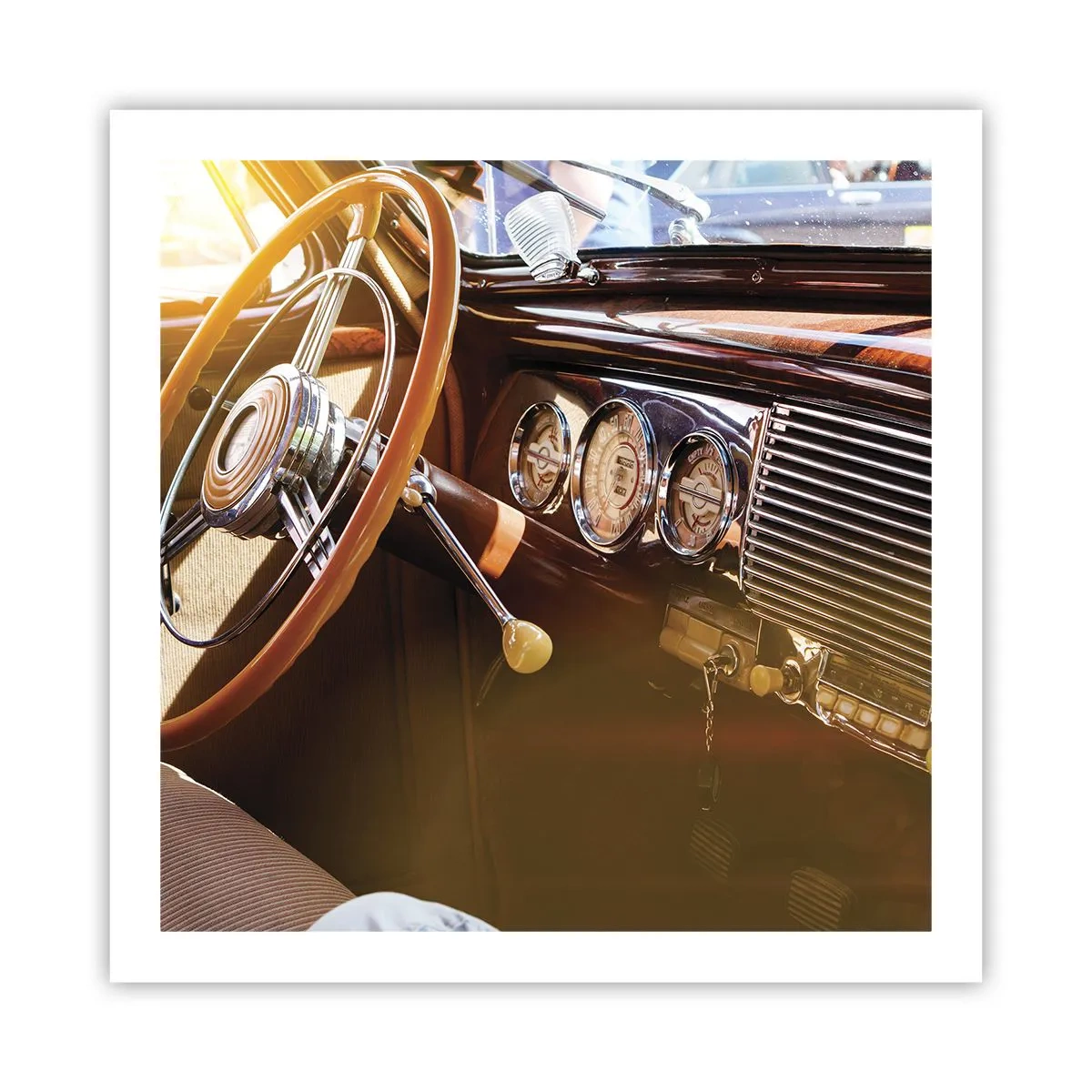 Affiche - Poster - Souffle de luxe venu du passé - 60x60 cm