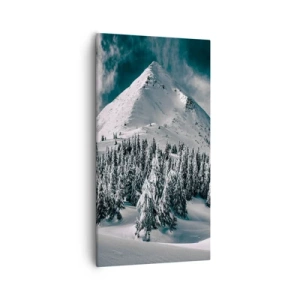 Impression sur toile - Image sur toile - Le pays de la neige et de la glace - 55x100 cm