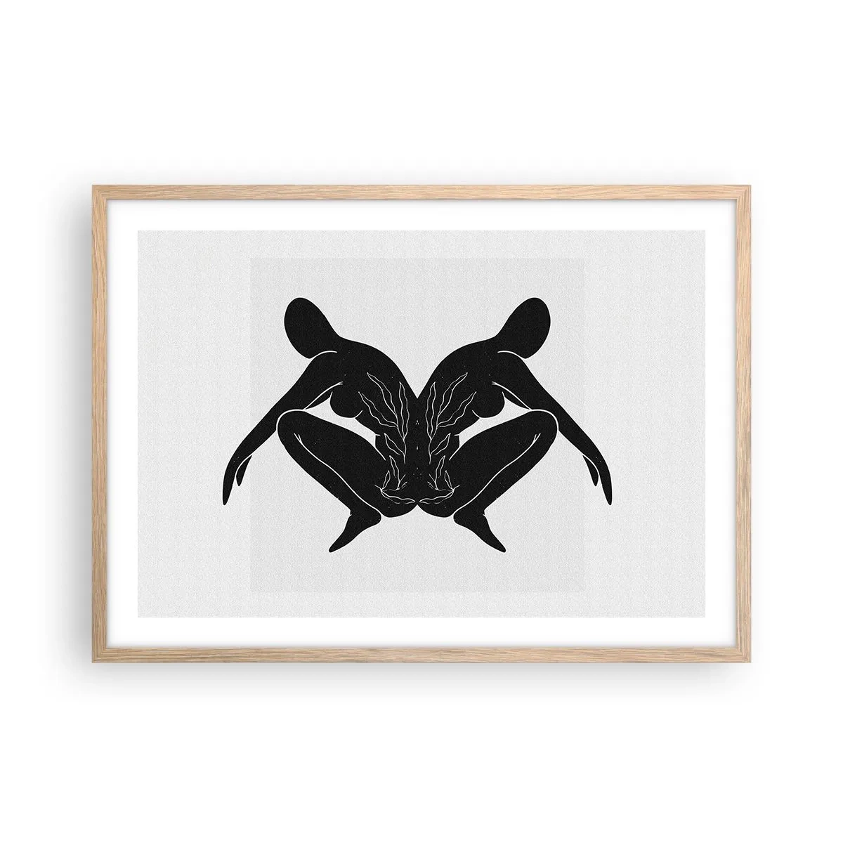 Affiche dans un chêne clair - Poster - Une âme commune - 70x50 cm