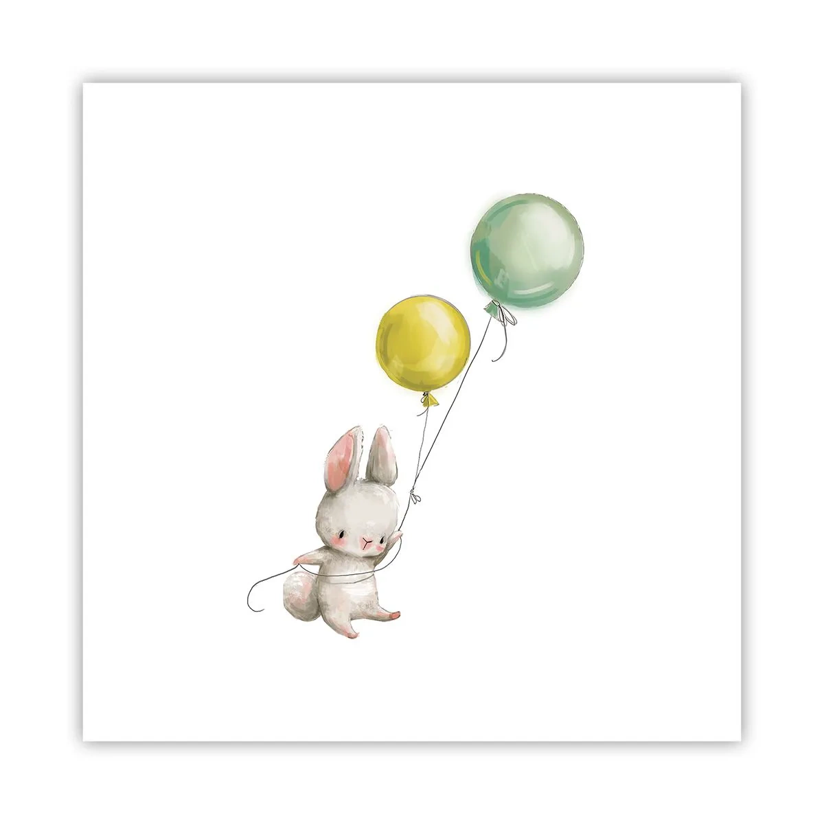 Affiche - Poster - Moi aussi je vole! - 30x30 cm