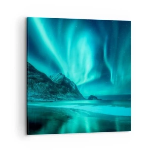 Impression sur toile - Image sur toile - Merveilles du Nord - 60x60 cm