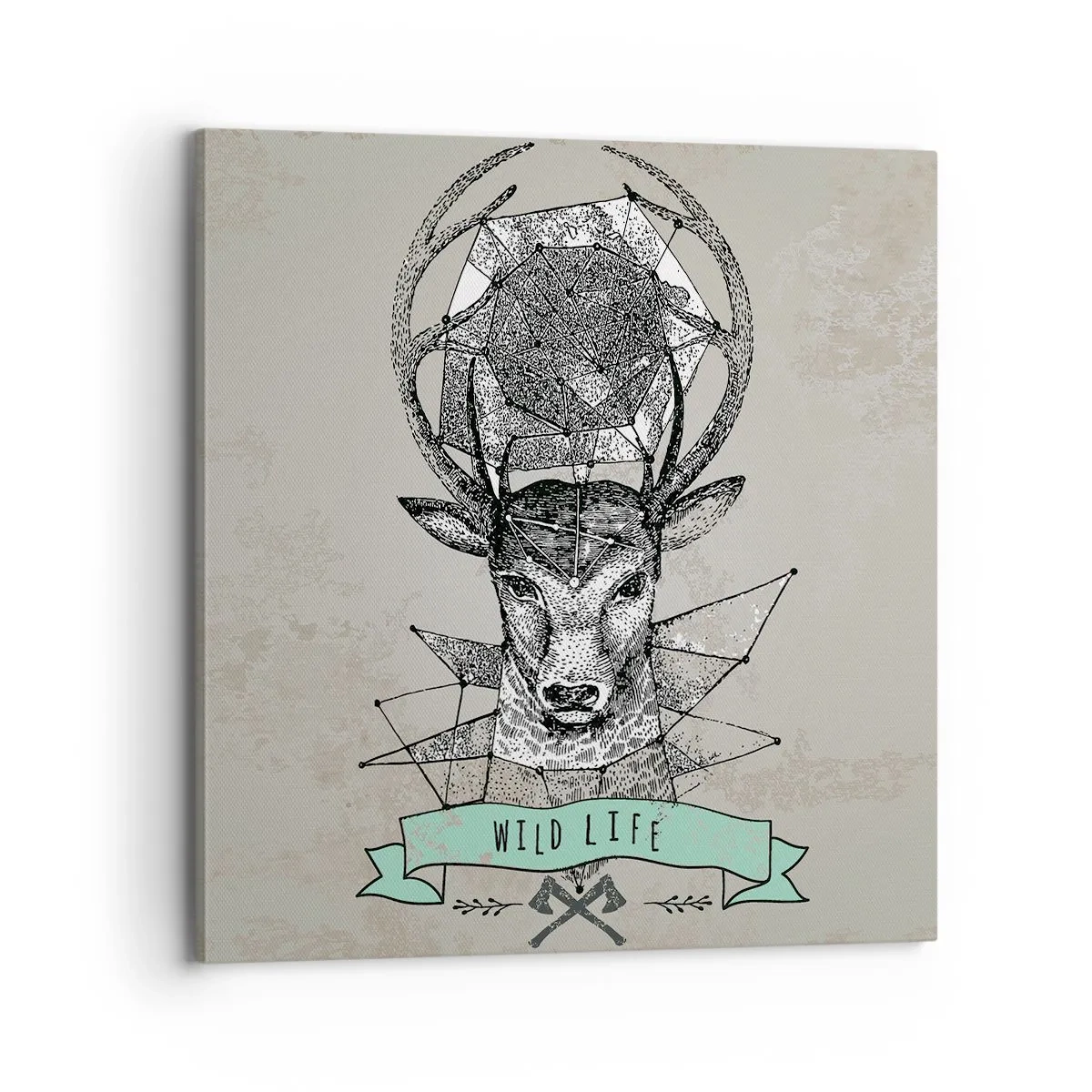 Impression sur toile - Image sur toile - Voir St. Hubertus - 70x70 cm