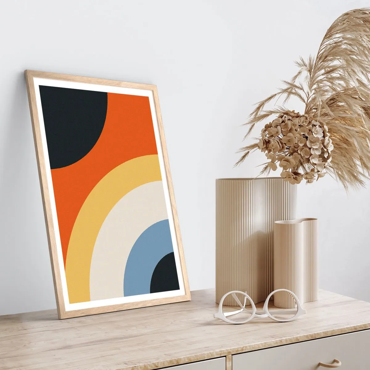 Affiche dans un chêne clair - Poster - Vers son soi - 40x50 cm