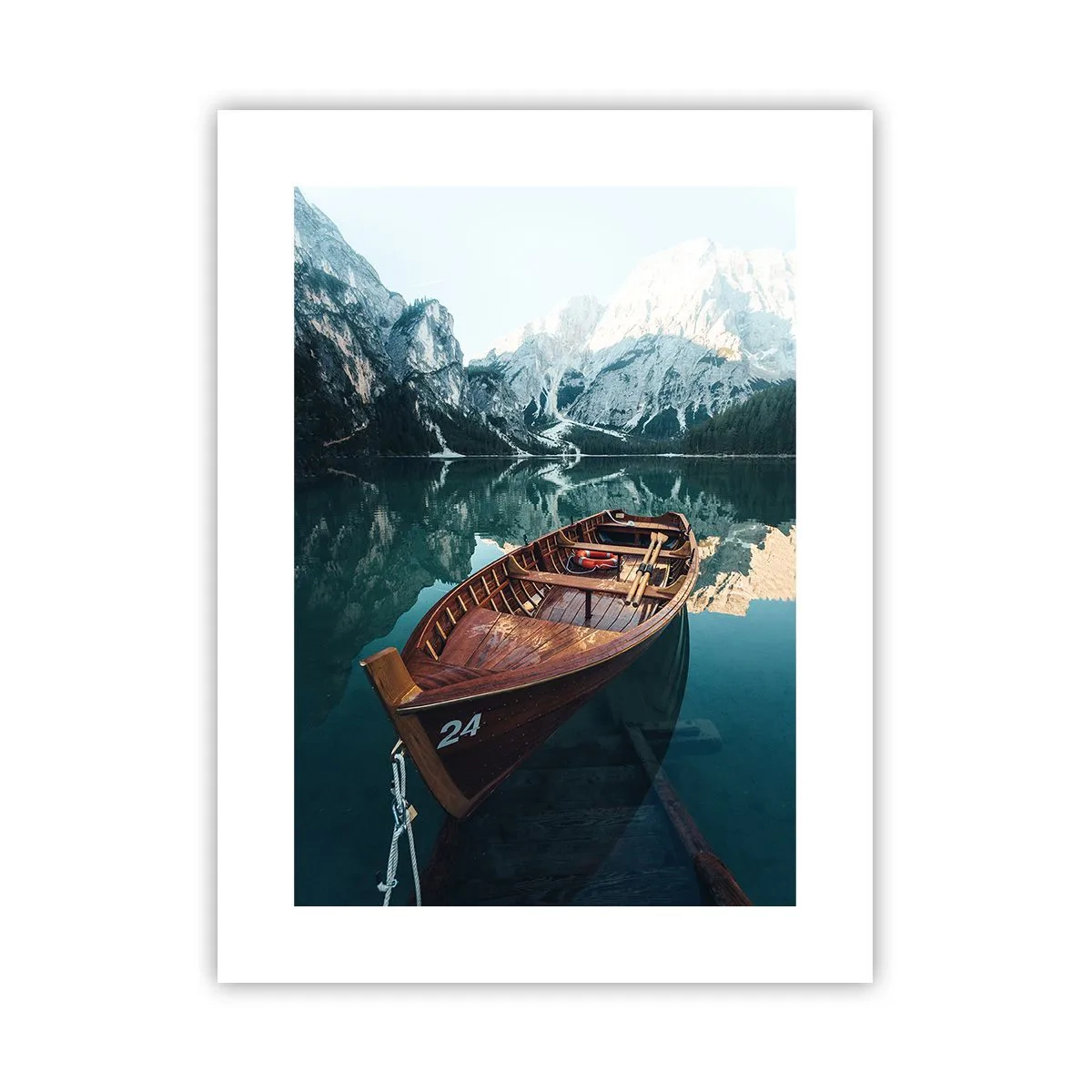 Affiche - Poster - Comme peint sur du verre - 30x40 cm