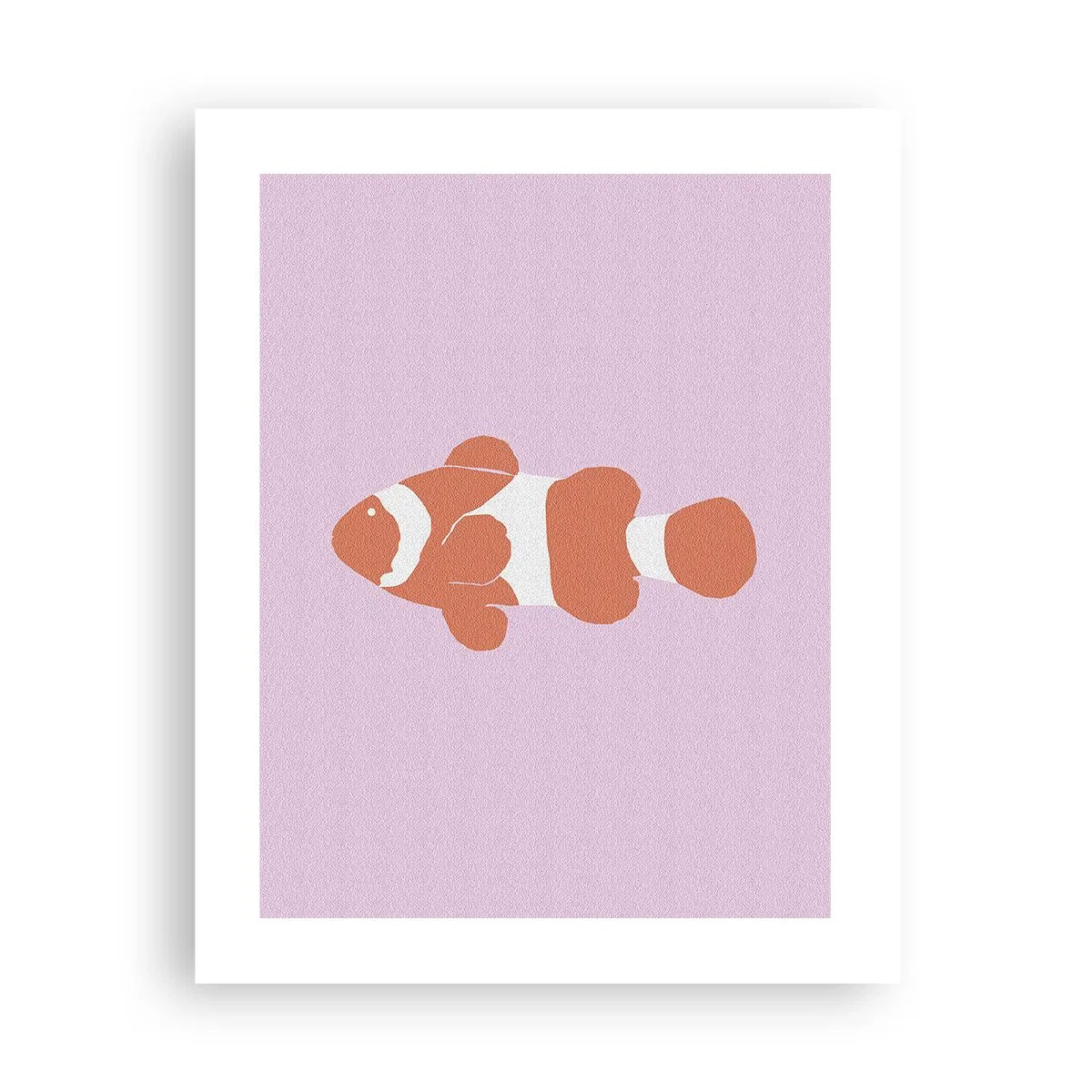 Affiche - Poster - En corail sur le visage et la queue - 40x50 cm