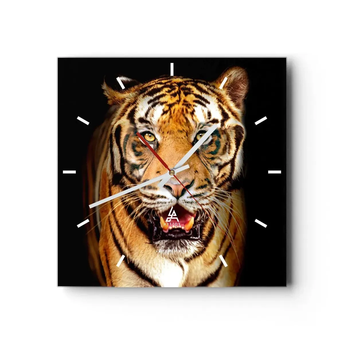 Horloge murale - Pendule murale - Le coeur sauvageon - 40x40 cm