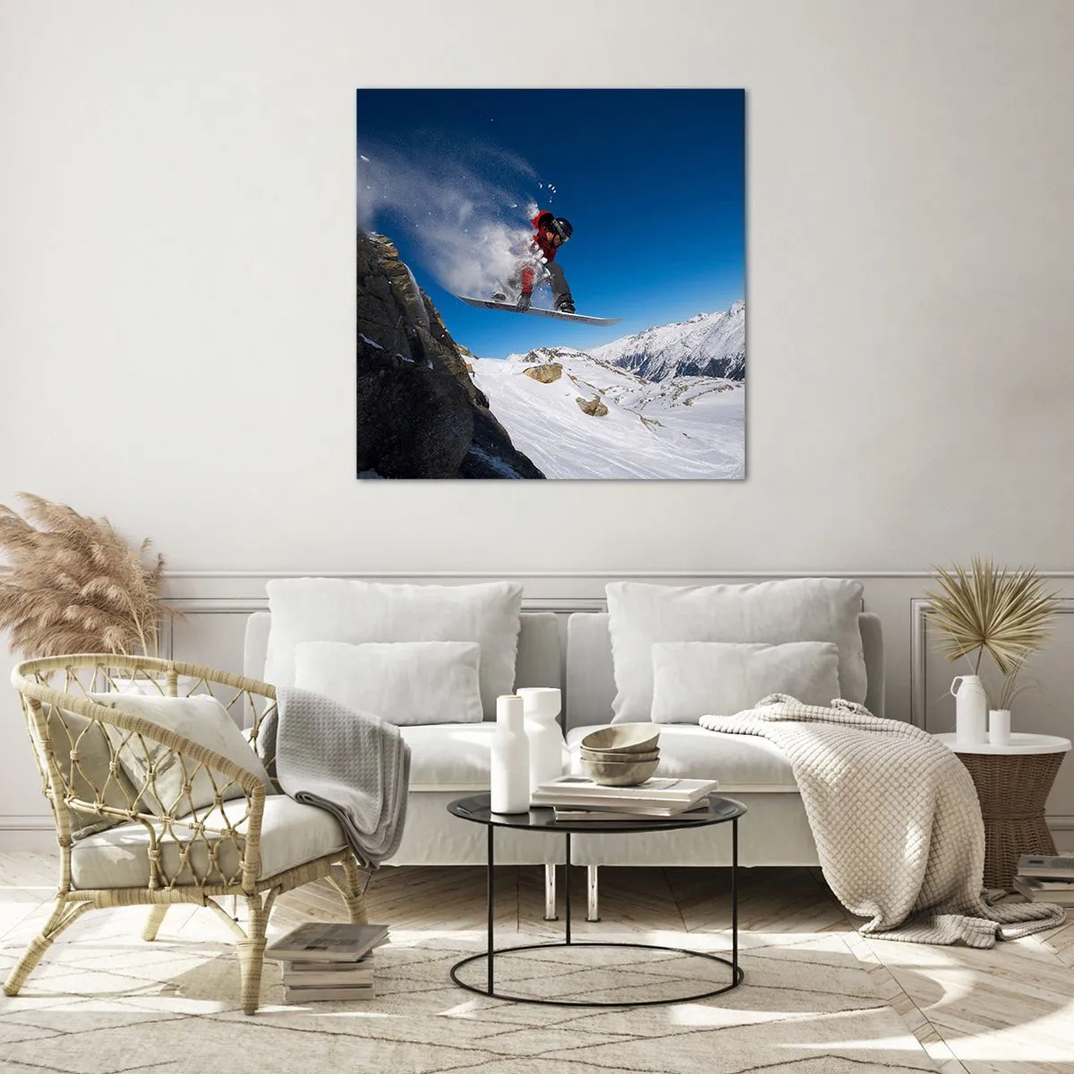 Impression sur verre - Image sur verre - Et tu es devenu une partie de l'espace - 30x30 cm