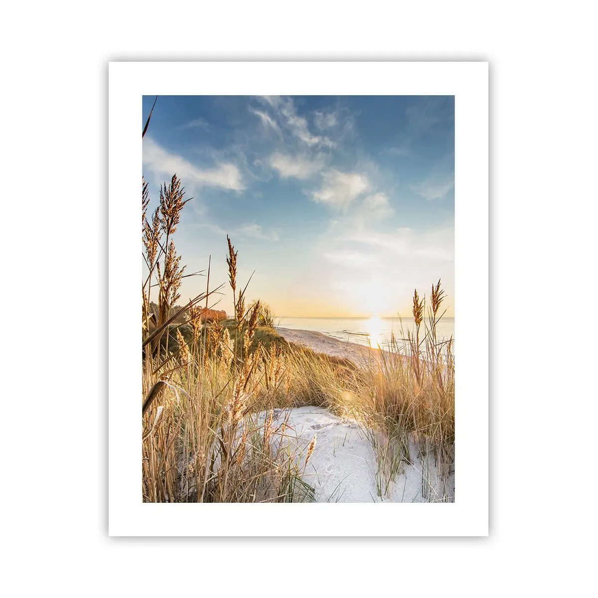 Affiche - Poster - Plage du nord - 40x50 cm