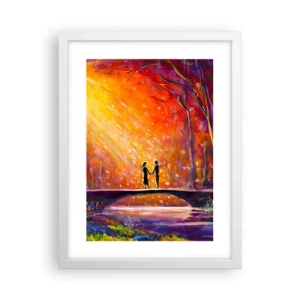 Affiche dans un cadre blanc - Poster - Le ciel les aime aussi - 30x40 cm