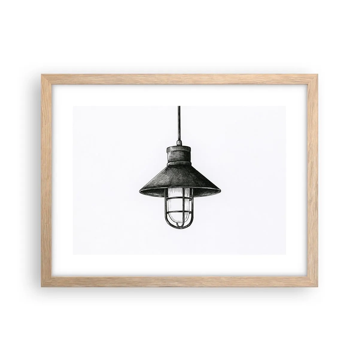 Affiche dans un chêne clair - Poster - Comme il y a des années… - 40x30 cm