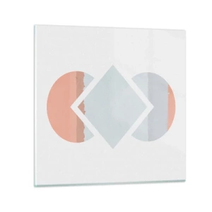 Impression sur verre - Image sur verre - La situation est clair - 30x30 cm