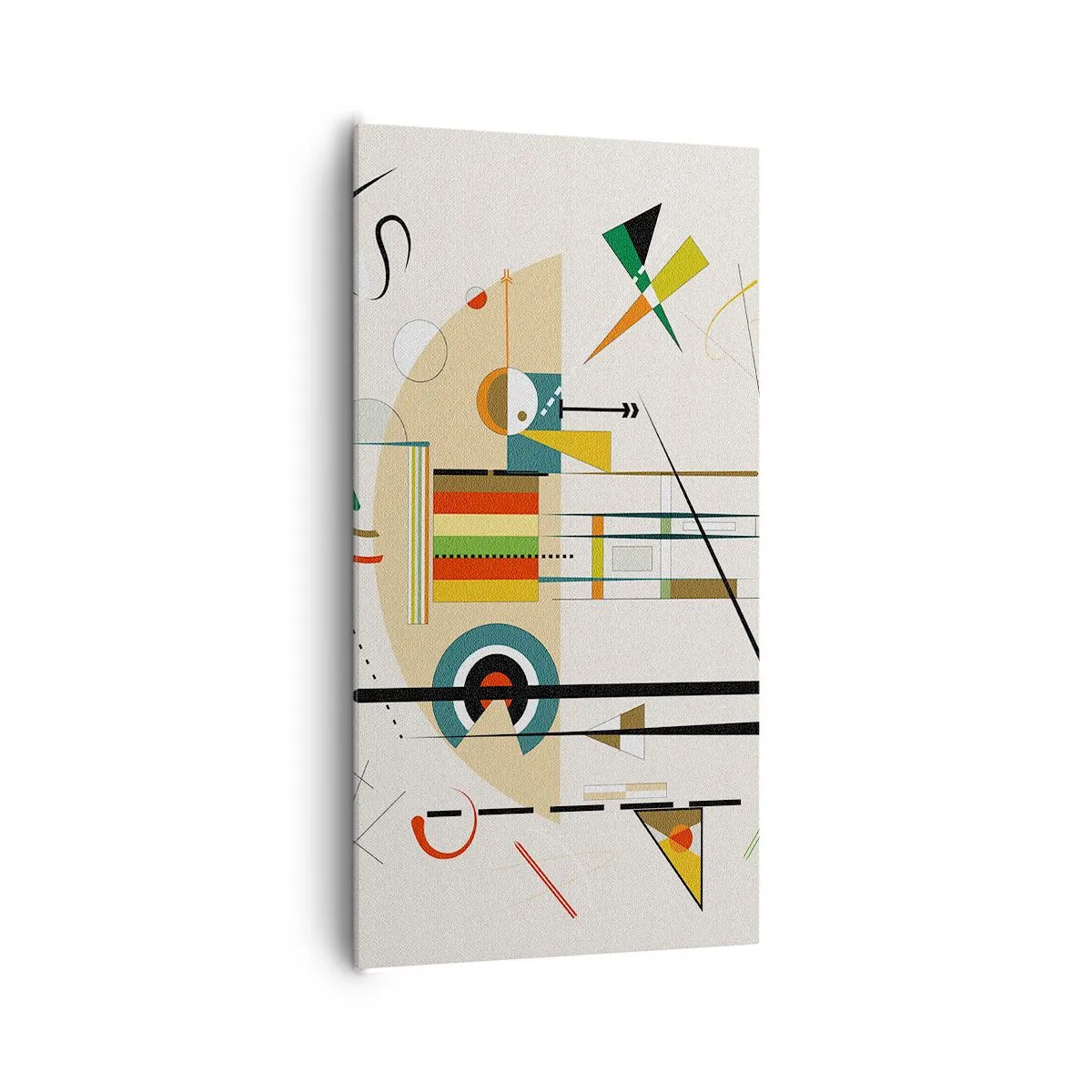 Impression sur toile - Image sur toile - Et le monde s’amuse - 65x120 cm