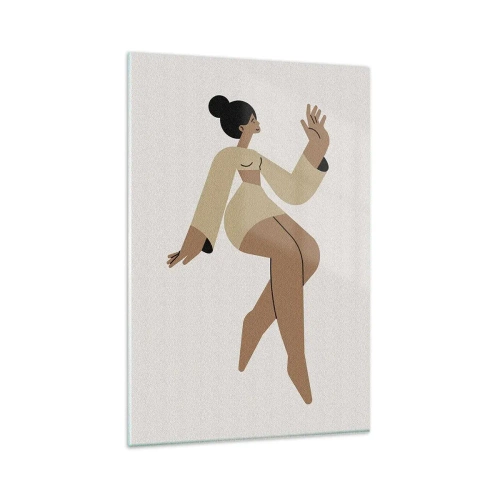 Impression sur verre - Image sur verre - Une forme gracieuse - 80x120 cm