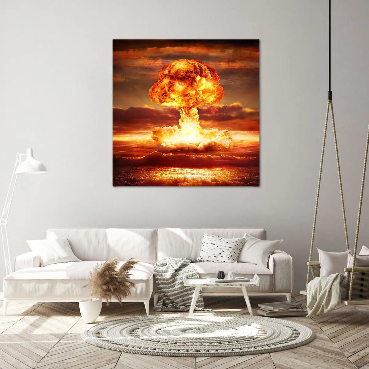 Impression sur toile - Image sur toile - Et la fin viendra - 60x60 cm