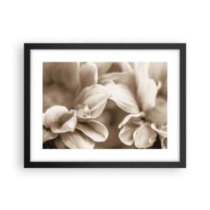 Affiche dans un cadre noir - Poster - Doux comme un sourire - 40x30 cm