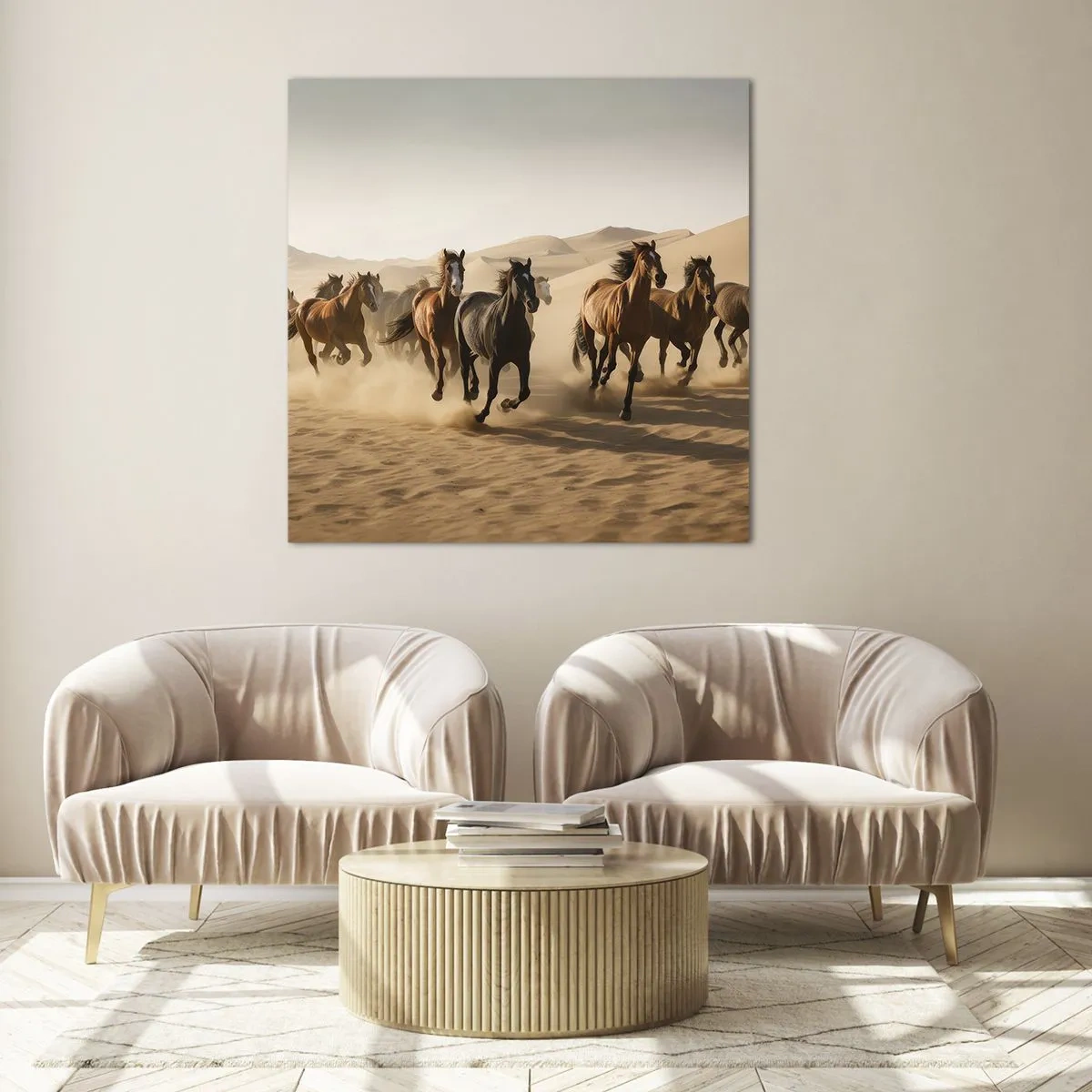 Impression sur verre - Image sur verre - Libre comme le vent - 30x30 cm