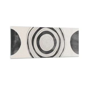 Impression sur verre - Image sur verre - Ce qui est important c'est ce qu'il y a entre les deux - 100x40 cm