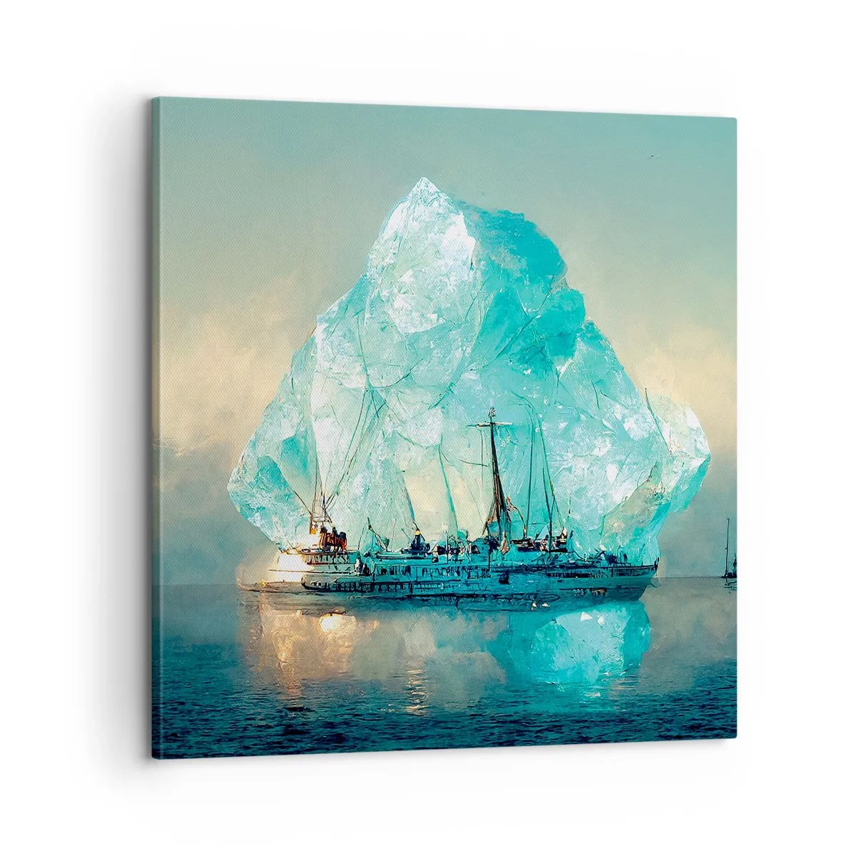 Impression sur toile - Image sur toile - Diamant arctique - 60x60 cm