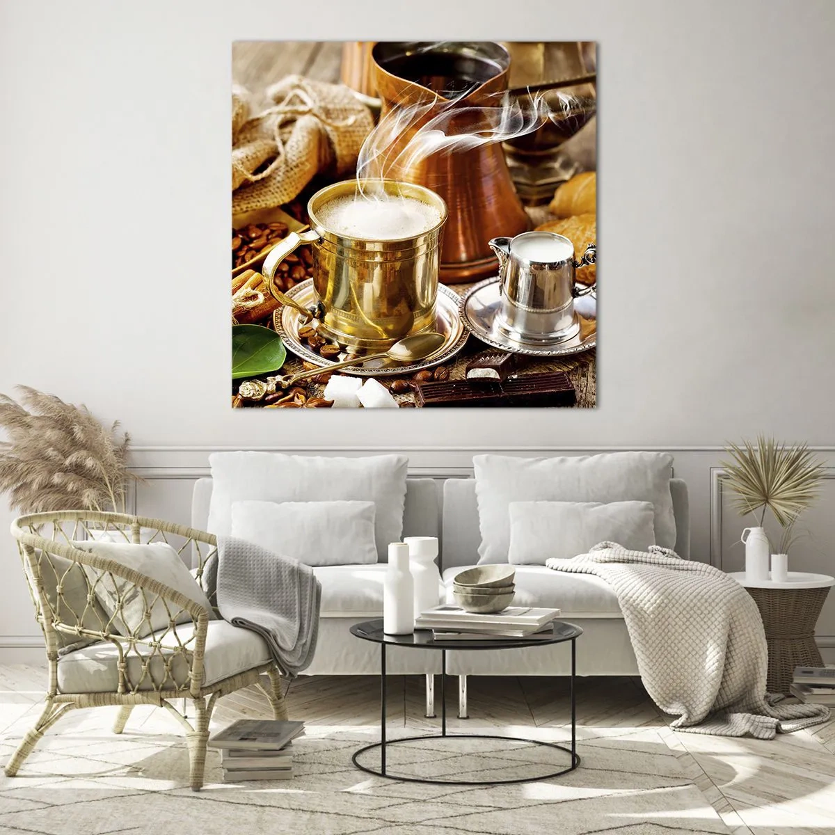 Impression sur verre - Image sur verre - Bonne journée! - 50x50 cm