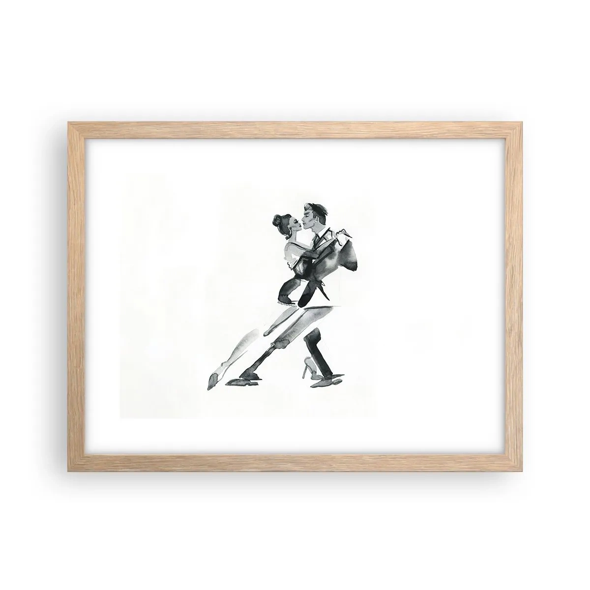 Affiche dans un chêne clair - Poster - En un battement - 40x30 cm