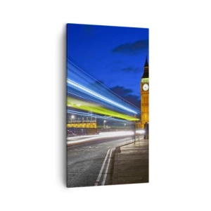 Impression sur toile - Image sur toile - Sous l'œil de Big Ben - 45x80 cm