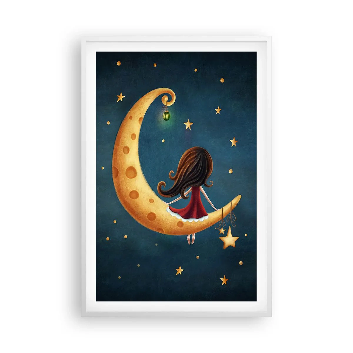 Affiche dans un cadre blanc - Poster - Il était une fois... - 61x91 cm