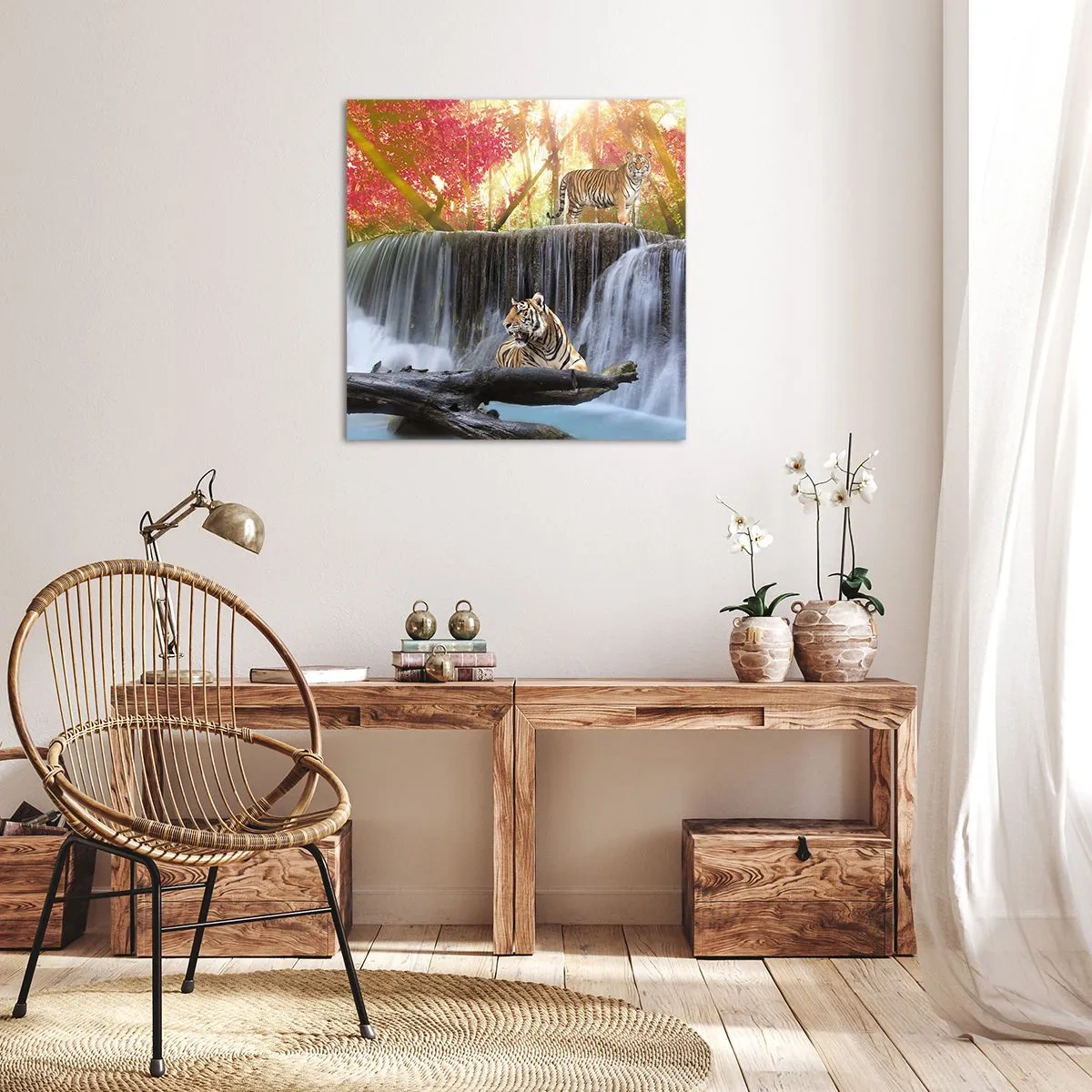 Impression sur toile - Image sur toile - Paysage surréaliste - 60x60 cm
