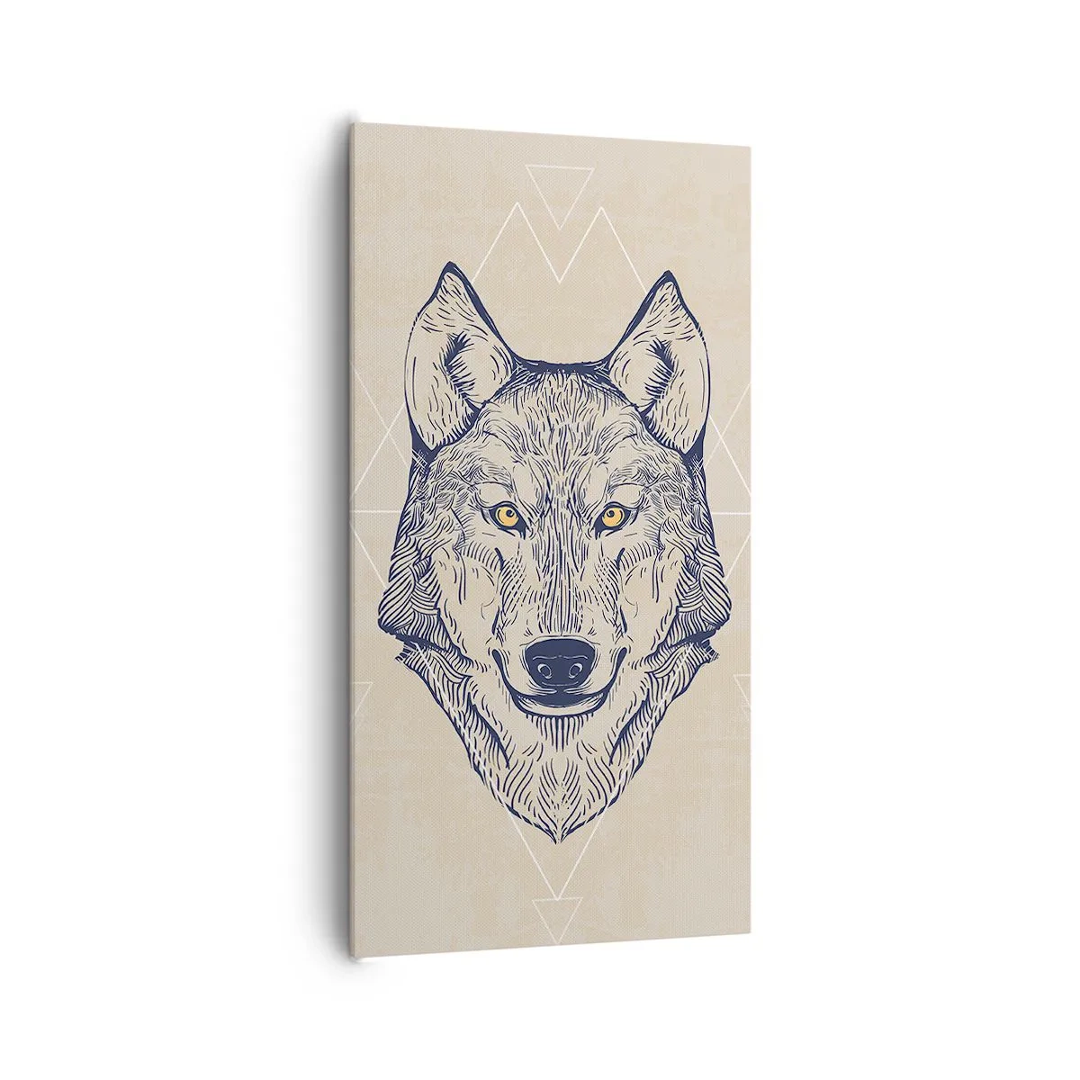 Impression sur toile - Image sur toile - Un alpha au regard pénétrant - 65x120 cm