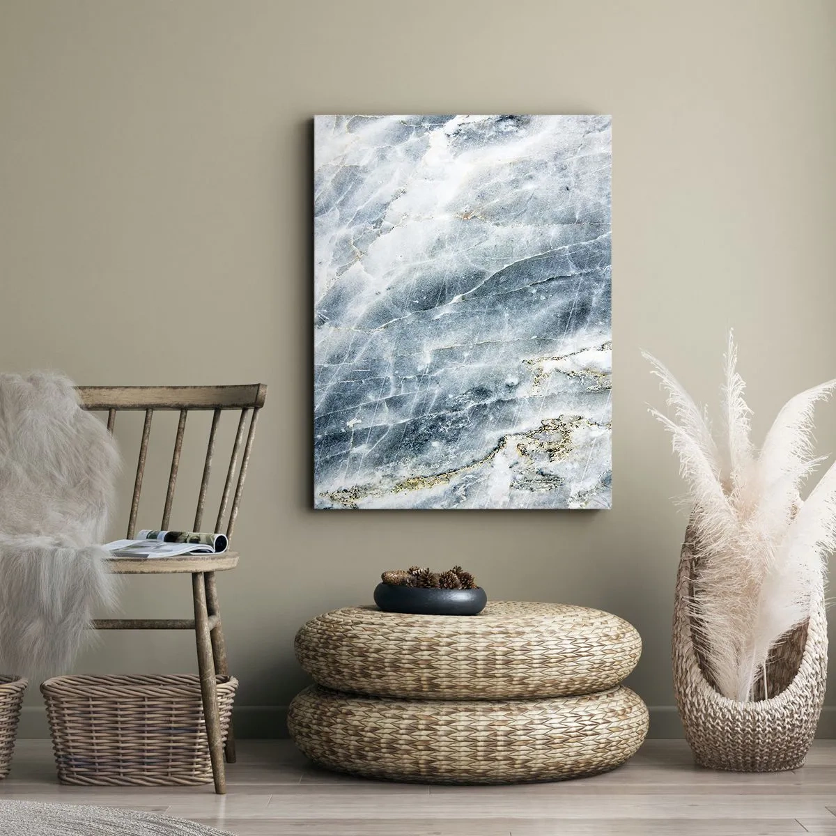 Impression sur toile - Image sur toile - Monde de glace - 55x100 cm