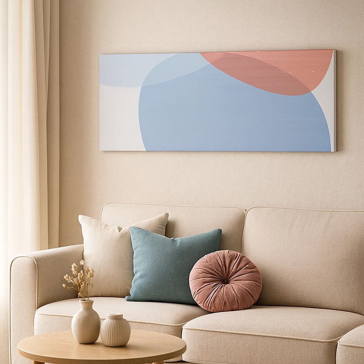 Impression sur toile - Image sur toile - Relations pastel - 30x30 cm