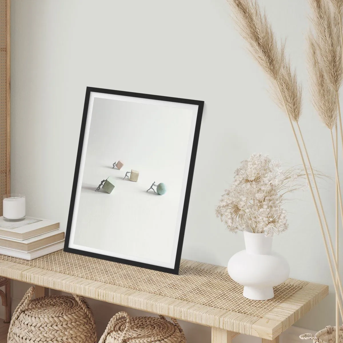 Affiche dans un cadre noir - Poster - Rien que la vie - 70x100 cm