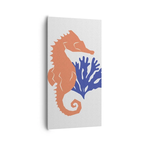 Impression sur toile - Image sur toile - Dans une prairie sous-marine - 65x120 cm