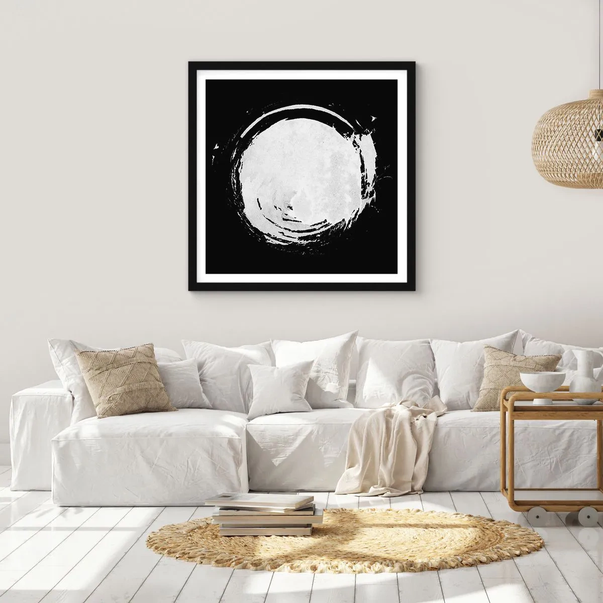 Affiche dans un cadre noir - Poster - Belle sortie - 50x50 cm