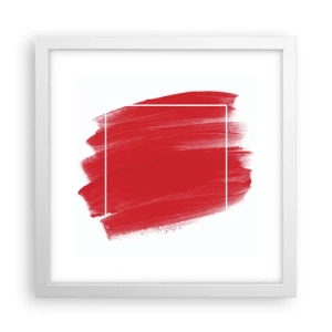 Affiche dans un cadre blanc - Poster - En dehors du cadre - 30x30 cm