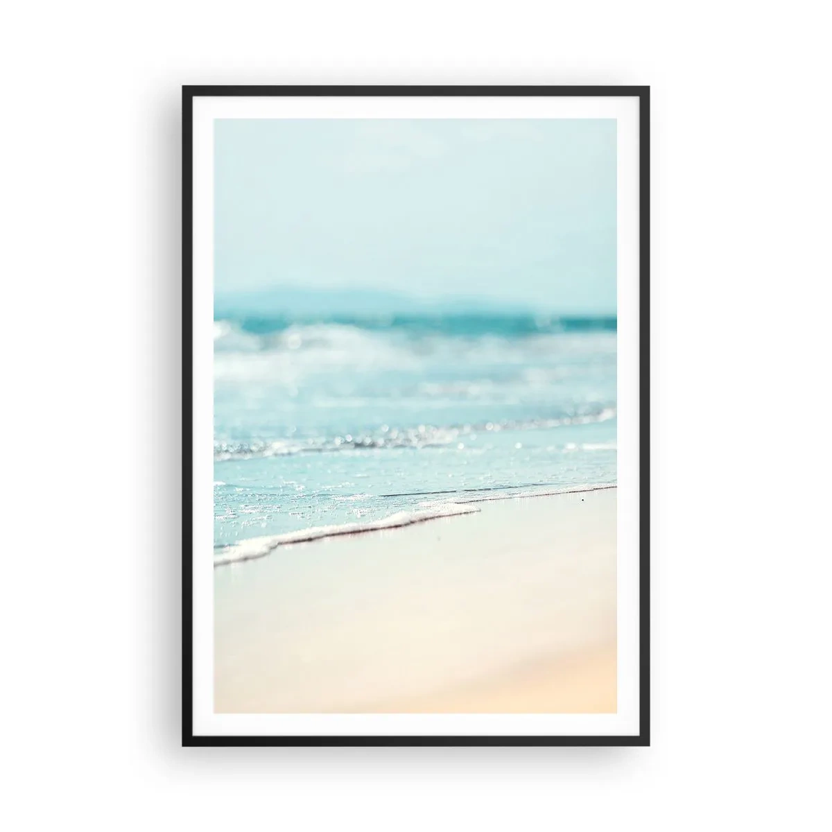 Affiche dans un cadre noir - Poster - Chaleur et bruissement - 70x100 cm