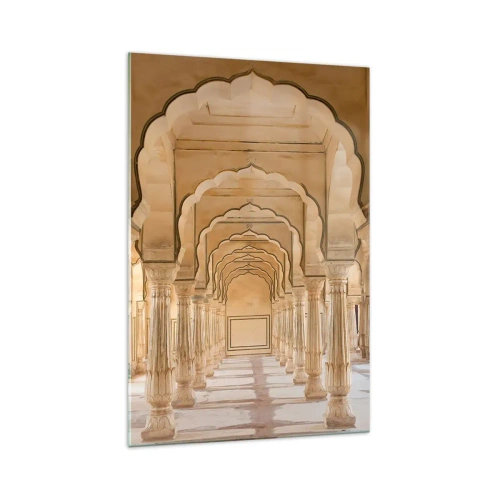 Impression sur verre - Image sur verre - Dans le palais du maharaja - 70x100 cm