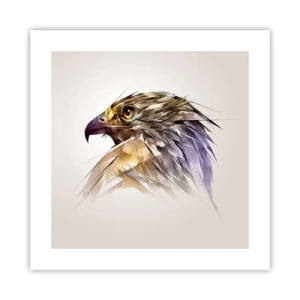 Affiche - Poster - Portrait d'un guerrier - 40x40 cm