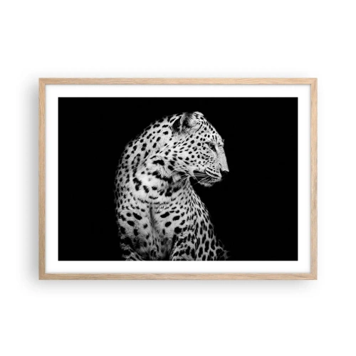 Affiche dans un chêne clair - Poster - Presque un profil parfait! - 70x50 cm