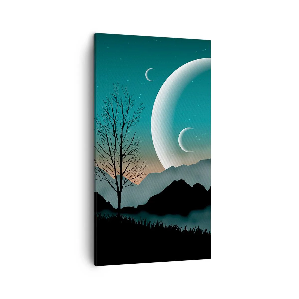 Impression sur toile - Image sur toile - Carnaval de la nuit étoilée - 45x80 cm