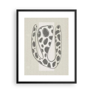 Affiche dans un cadre noir - Poster - Une étrange créature - 40x50 cm