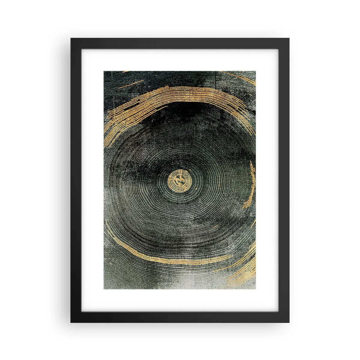 Affiche dans un cadre noir - Poster - Changement et persistance - 30x40 cm