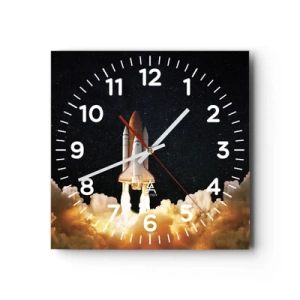 Horloge murale - Pendule murale - Ad astra! - 30x30 cm