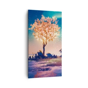 Impression sur toile - Image sur toile - La nature ne passe pas - 55x100 cm