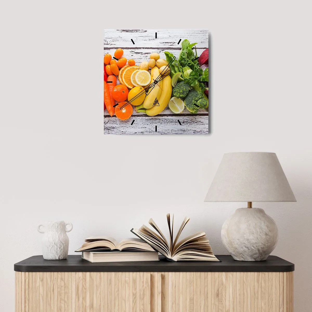 Horloge murale - Pendule murale - Ce n'est pas suffisant? - 40x40 cm