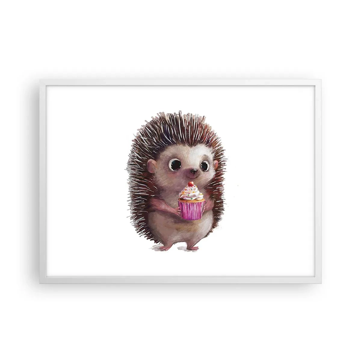 Affiche dans un cadre blanc - Poster - La fête c'est tous les jours - 70x50 cm