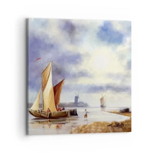 Impression sur toile - Image sur toile - Retour de marin - 70x70 cm