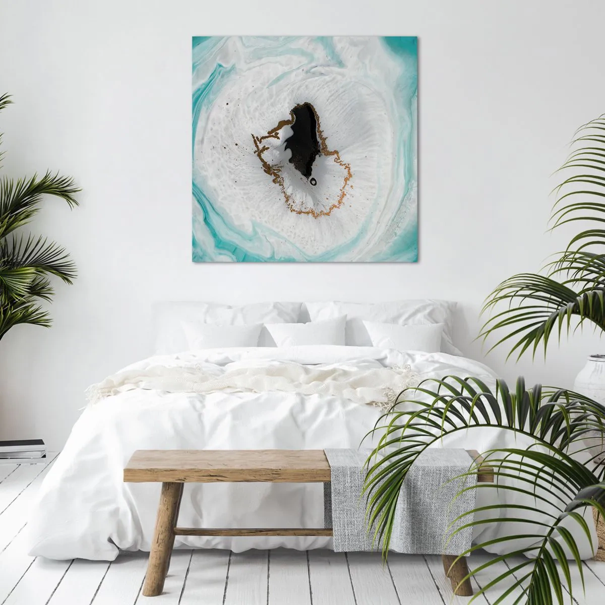 Impression sur toile - Image sur toile - Pénétrer à l'intérieur - 70x70 cm