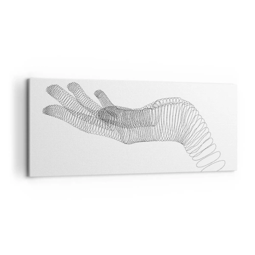 Impression sur toile - Image sur toile - La main ressort - 100x40 cm