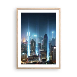 Affiche dans un chêne clair - Poster - À Berlin au paradis - 50x70 cm