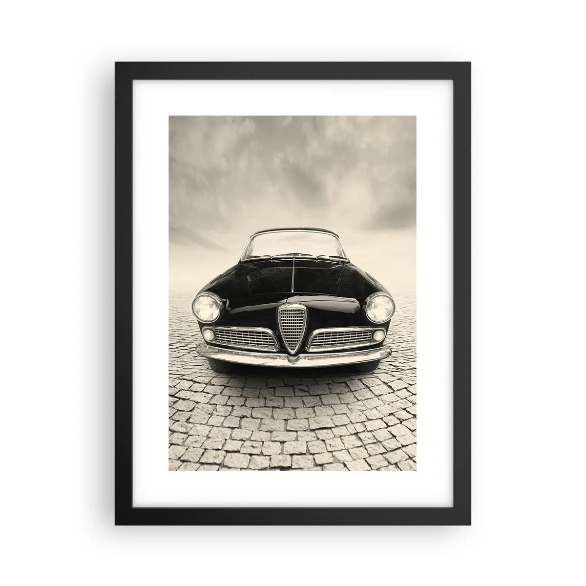 Affiche dans un cadre noir - Poster - Et alors! Tu ne m'aime pas? - 30x40 cm